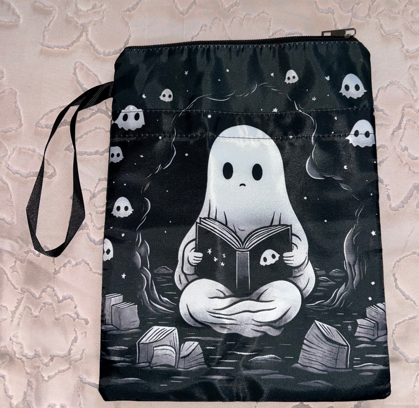 Ghost Reading Book Pouch