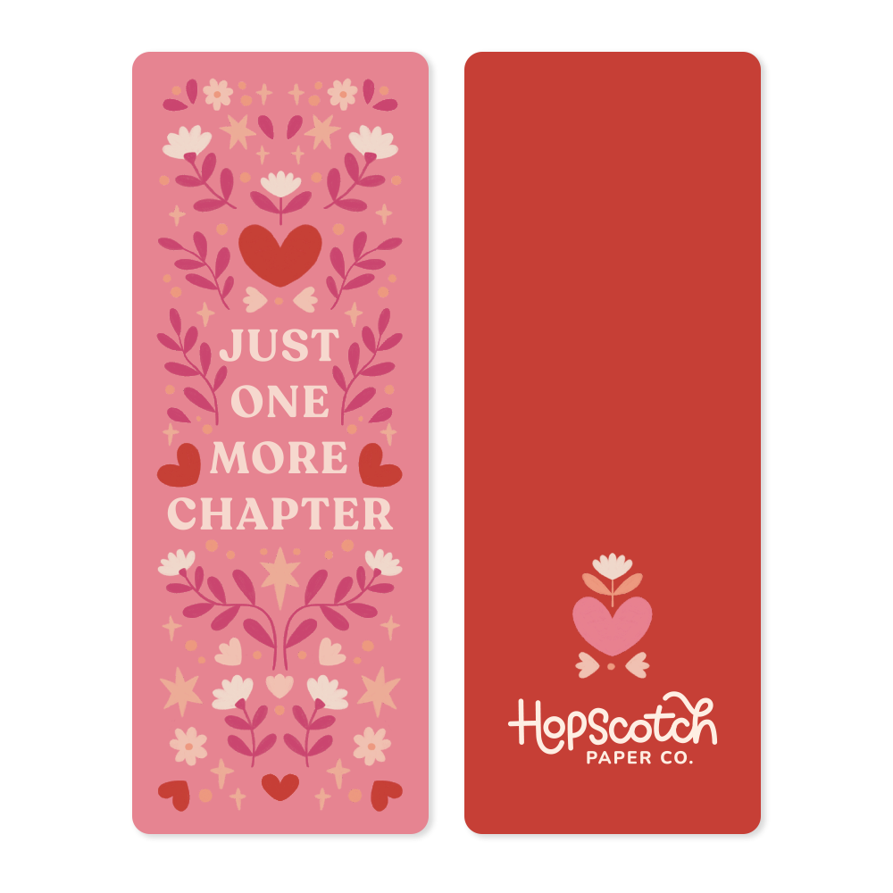 "Just One More Chapter" Bookmark | Ideal Gift for Readers