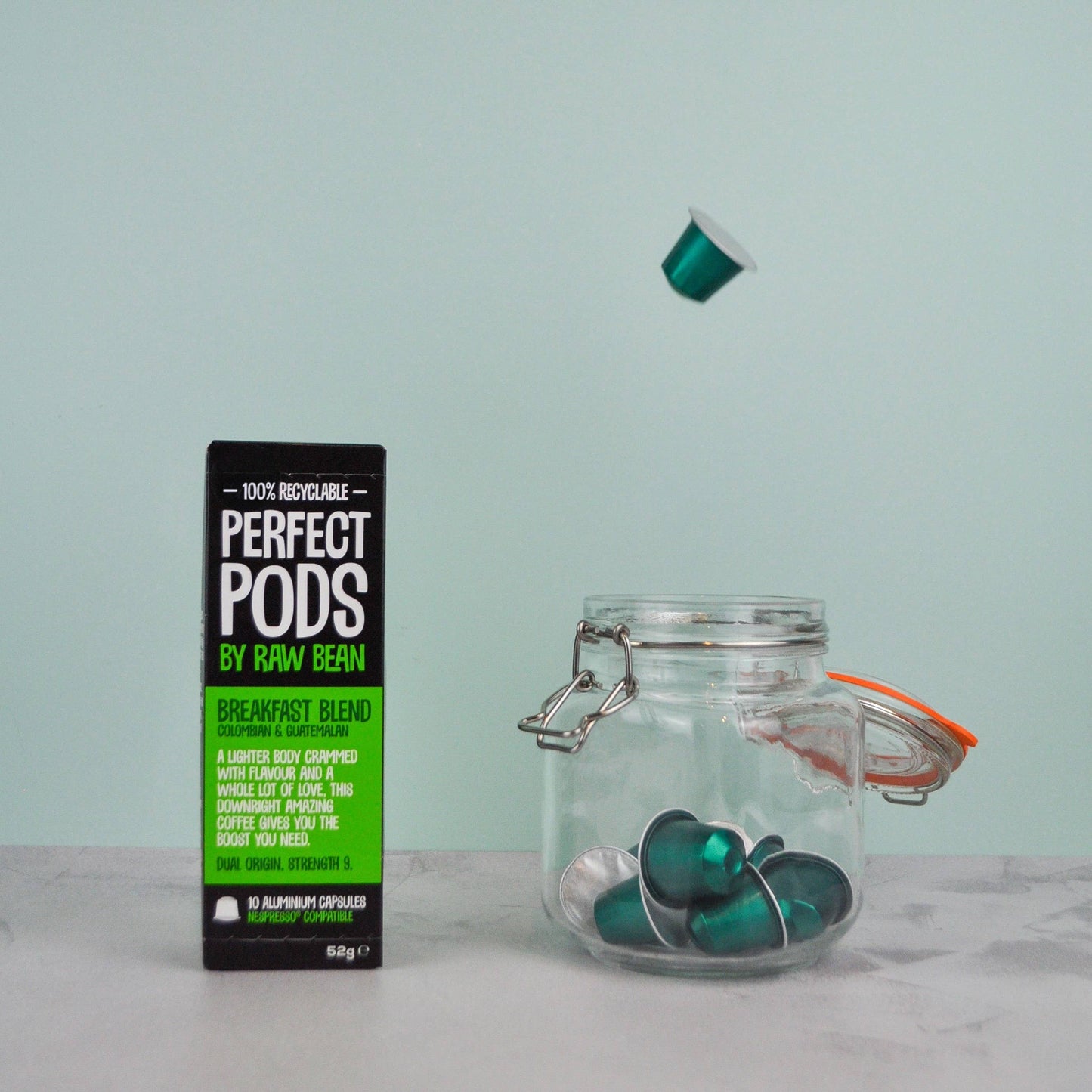 Breakfast Blend Perfect Pods (strength 9) - 100% Aluminium