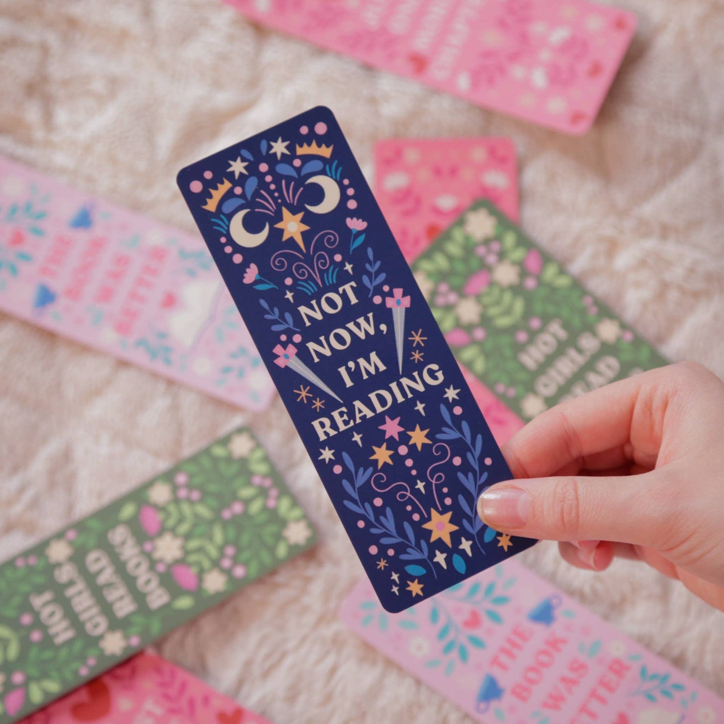 "Not Now, I'm Reading" Bookmark | Ideal Gift for Readers