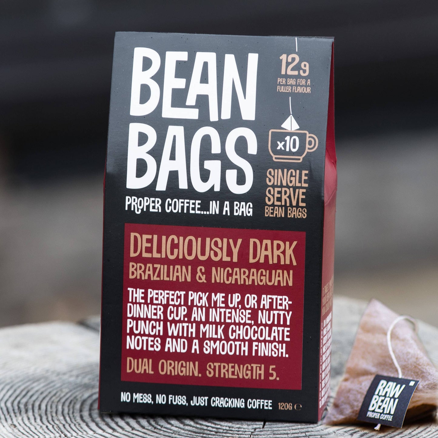 Deliciously Dark - Coffee Bean Bags x 10