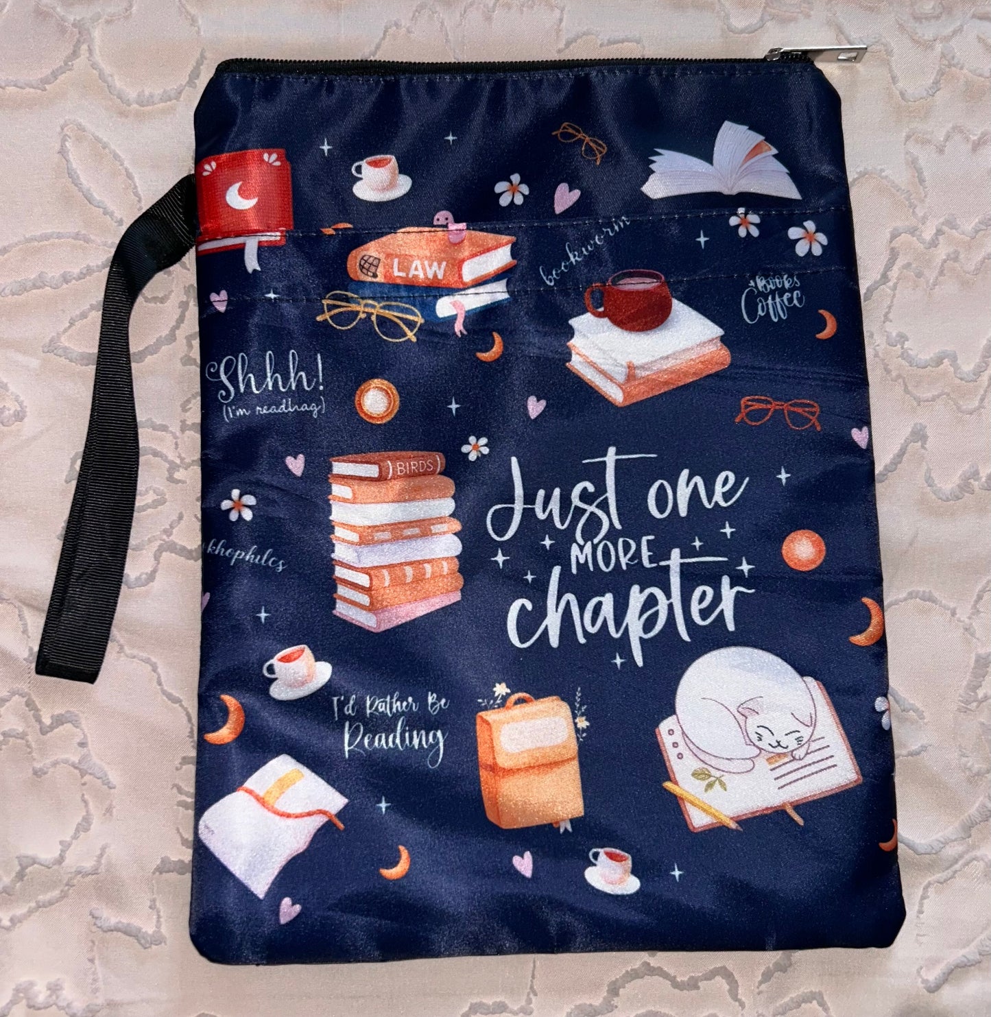 Just One More Chapter Book Pouch