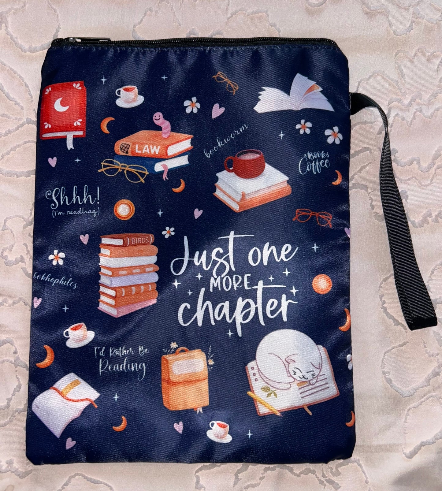 Just One More Chapter Book Pouch