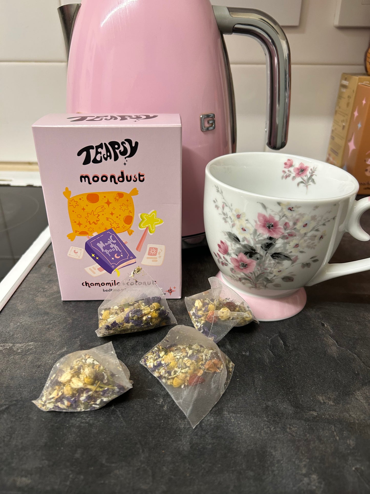 Teapsy Moondust Caffeine Free Tea - Chamomile & Coconut