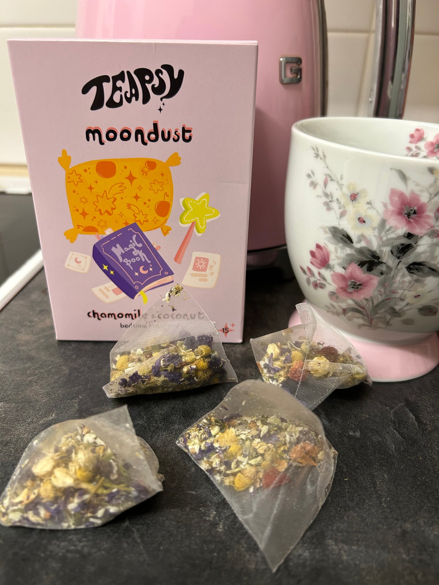 Teapsy Moondust Caffeine Free Tea - Chamomile & Coconut