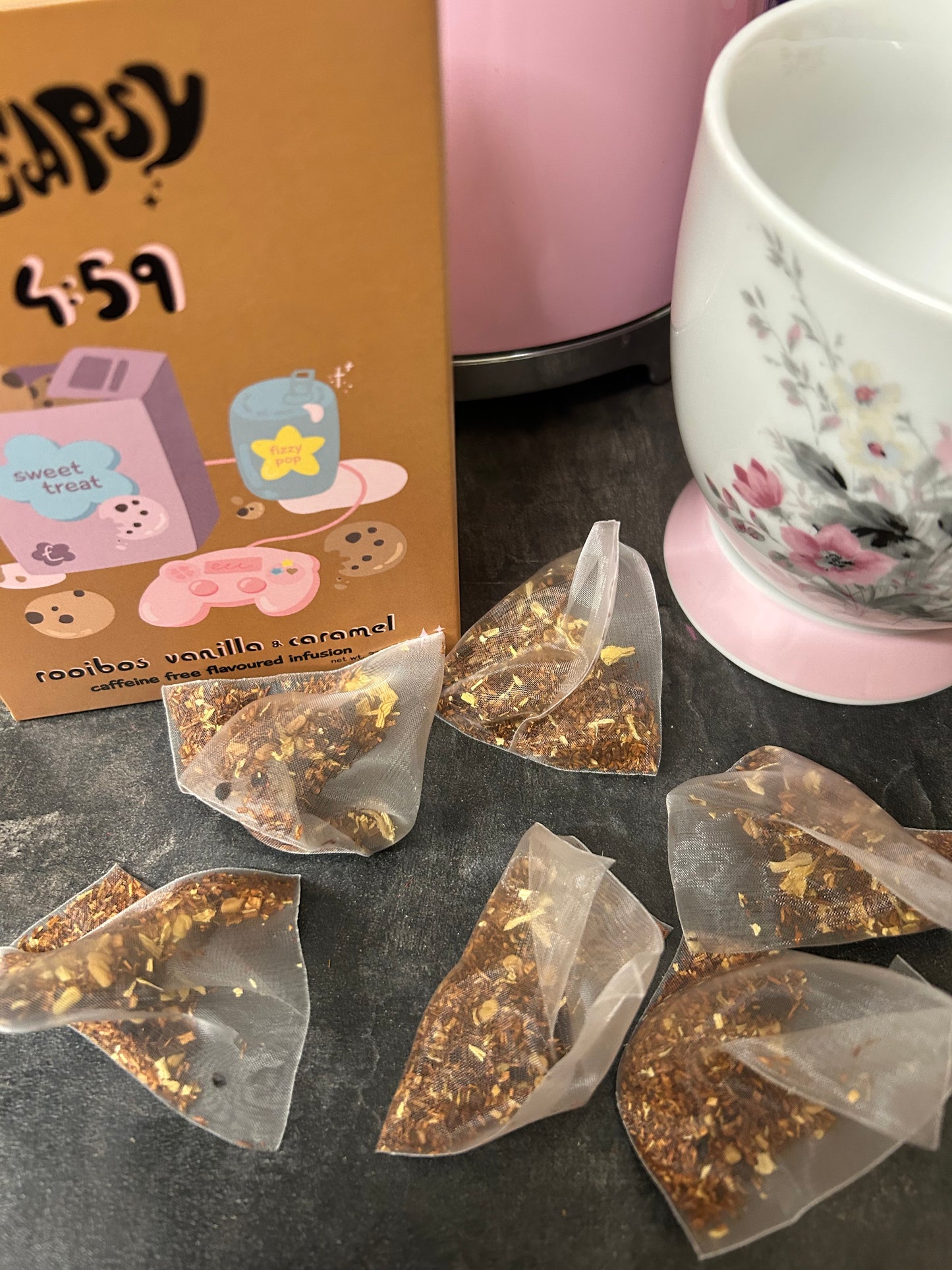 Teapsy 4:59 Caffeine Free Tea - Rooibos Vanilla and Caramel