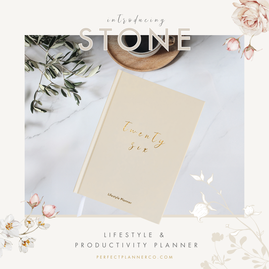 2026 Productivity & Lifestyle Planner - Stone