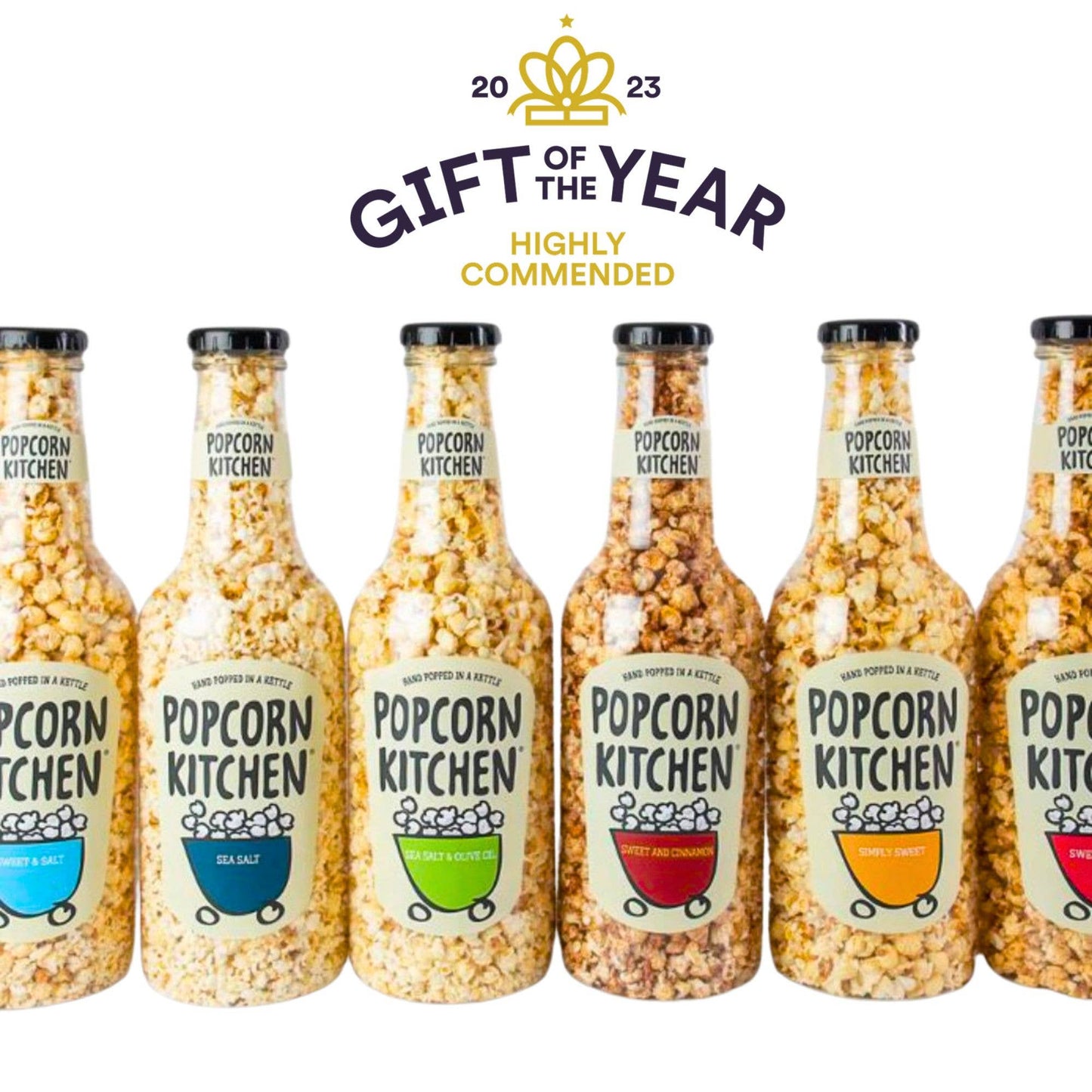 Giant 'Moneybox' Popcorn Bottle, Rainbow Sweet & Salt 550g