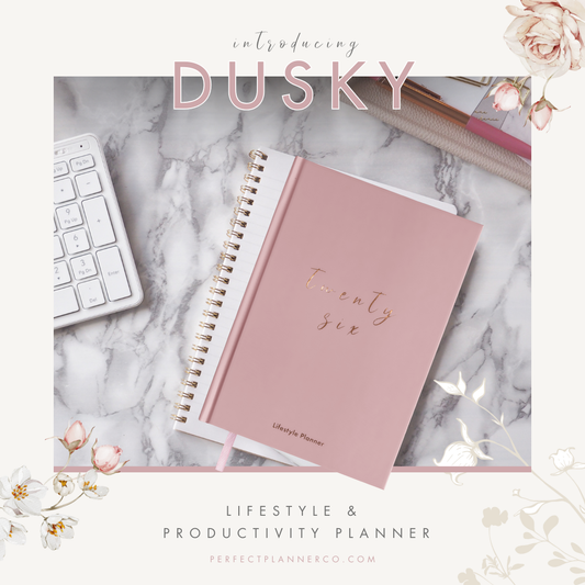 2026 Productivity & Lifestyle Planner - Dusky Pink