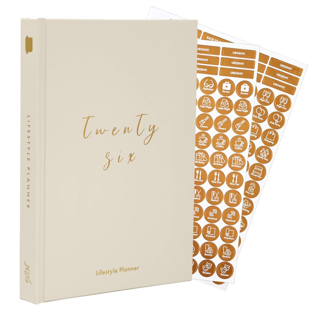 2026 Productivity & Lifestyle Planner - Stone