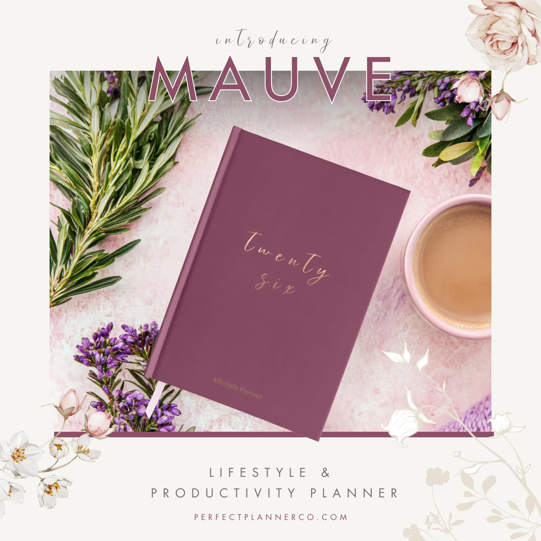 2026 Productivity & Lifestyle Planner - Mauve